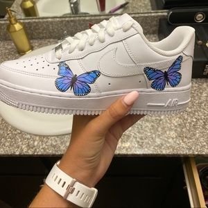 Butterfly Air Force 1s